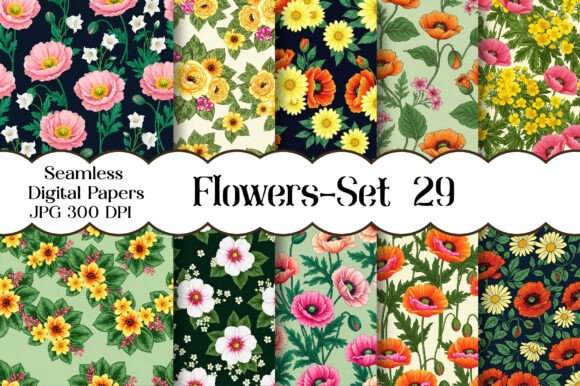 Elevating Design Projects with the Botanical Elegance of Flowers - Set 2