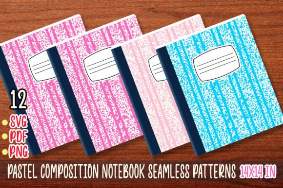 Evaluating Pastel Composition Notebook Seamless Patterns for Modern Design Projects