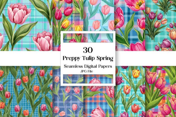Preppy Tulip Spring Pattern Guide